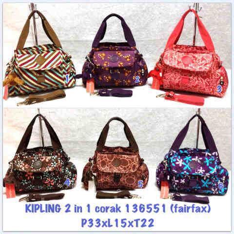 KIPLING SUPER KW 2in1 136551 corak Fairfax