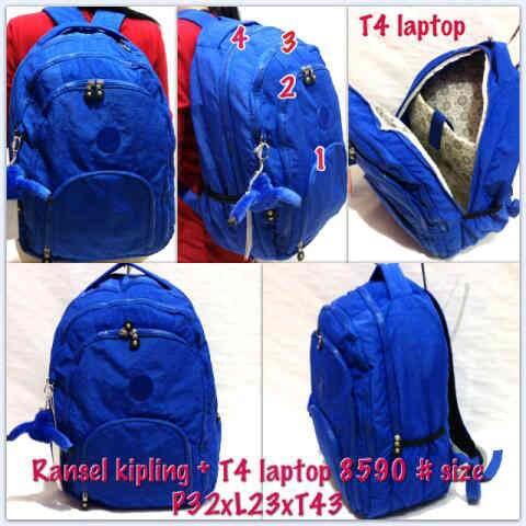 KIPLING SUPER KW 8590 polos + tempat laptop