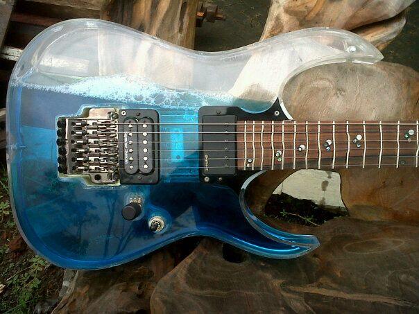 jual gitar bass akustik elektrik custom hand made semarang jawa tengah murah bagus