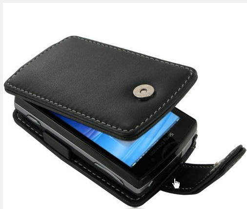 LEATHER CASE SONY XPERIA MINI PRO