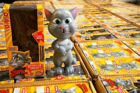 TALKING TOMCAT LARGE & SMALL, MAINAN ANGRY BISA BERTELUR, TAS ANAK KARAKTER