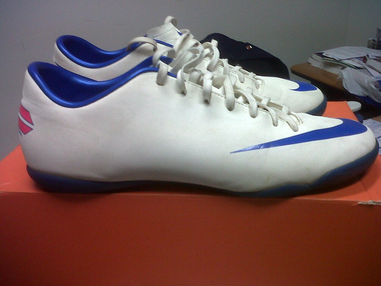 Jual Futsal Ori Nike Mercurial Victory III White Blue 42 obral gan