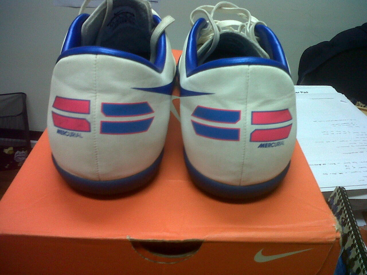 Jual Futsal Ori Nike Mercurial Victory III White Blue 42 obral gan