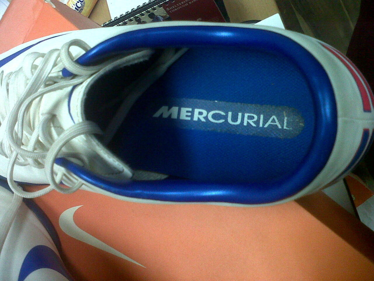 Jual Futsal Ori Nike Mercurial Victory III White Blue 42 obral gan