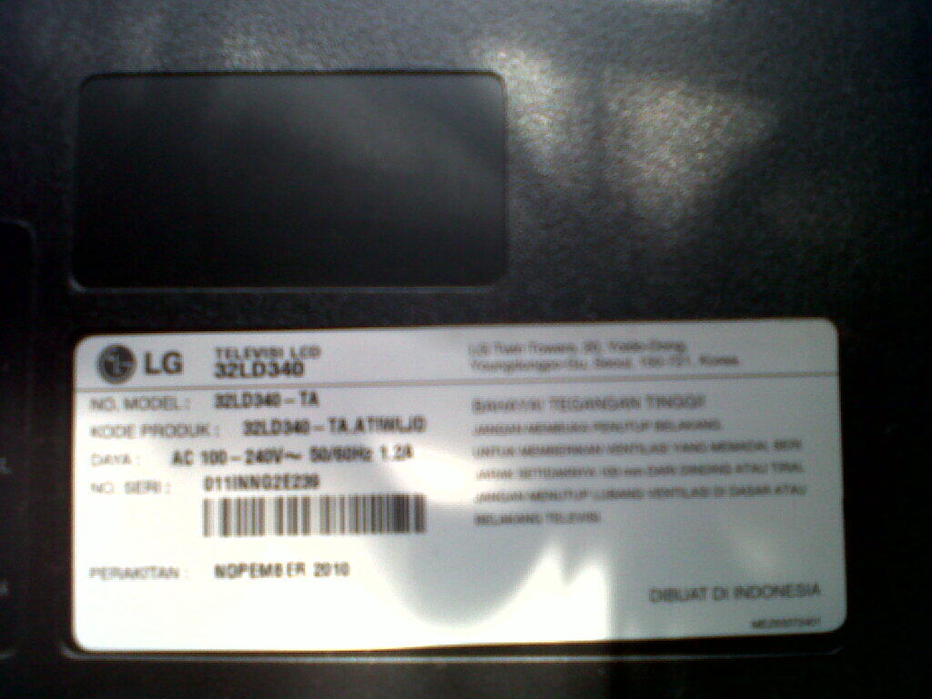 WTS Jual LG LCD 32" 32LD340