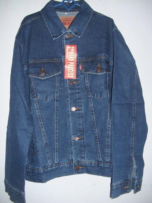 Jaket Jeans LEVIS keren only 125rb (BLUE BLACK dan HITAM PEKAT) reseller welcome