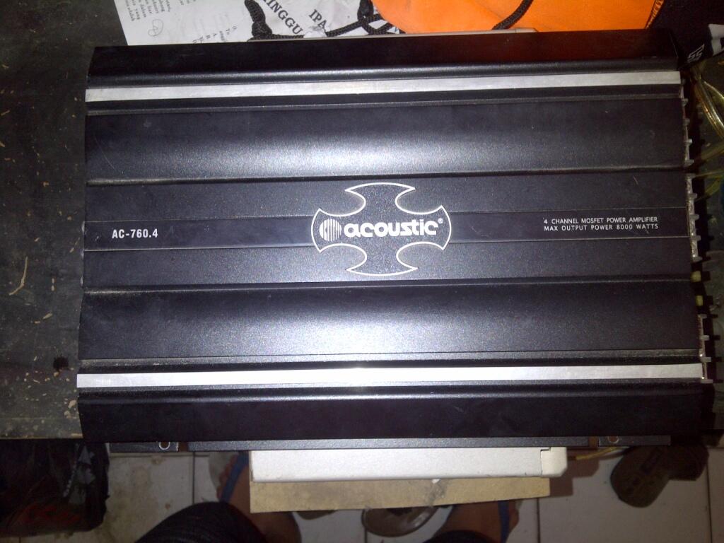 Power Amplifier untuk mobil (acoustic) + CD Changer JVC Murah meriah