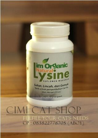 im organic cat food and suplemen kucing