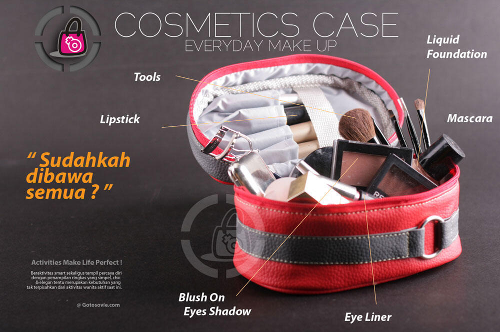 Tempat kosmetik wanita - simple, chic & elegan