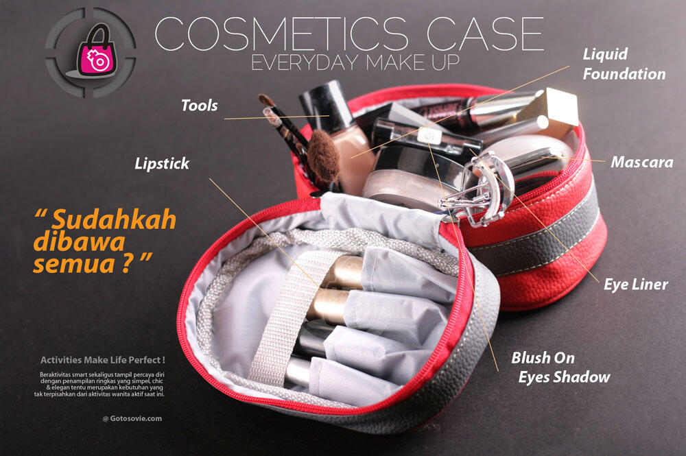 Tempat kosmetik wanita - simple, chic & elegan