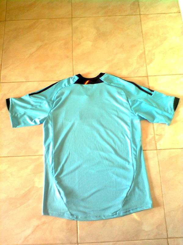 Lelang Jersey Spanyol Away Euro 2012 Grade Ori