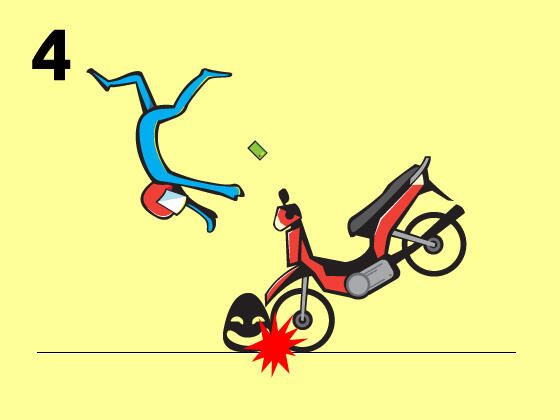 Cara Ngetik SMS Sambil Nyetir Motor ,,,