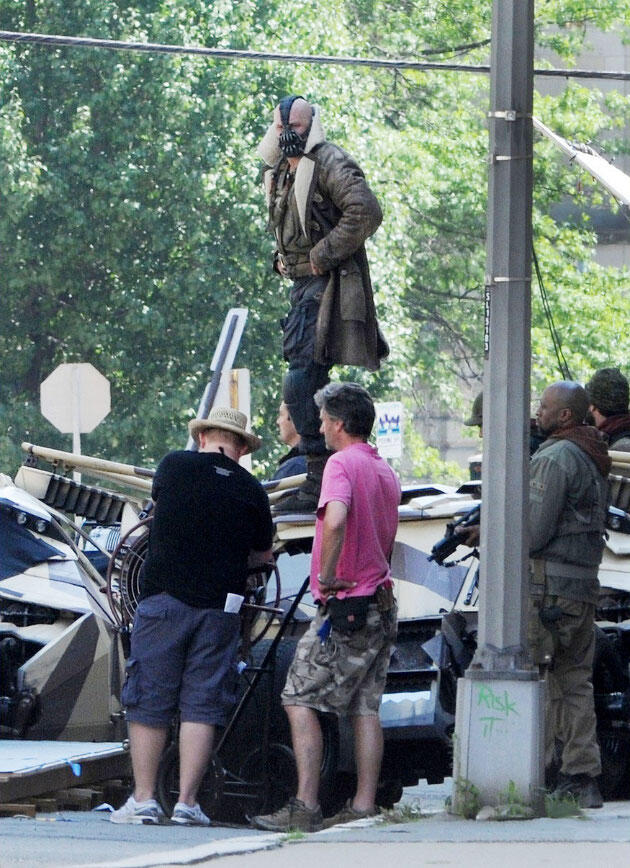 13 Foto Adegan Syuting The Dark Knight Rises &#91;Serba 13&#93;