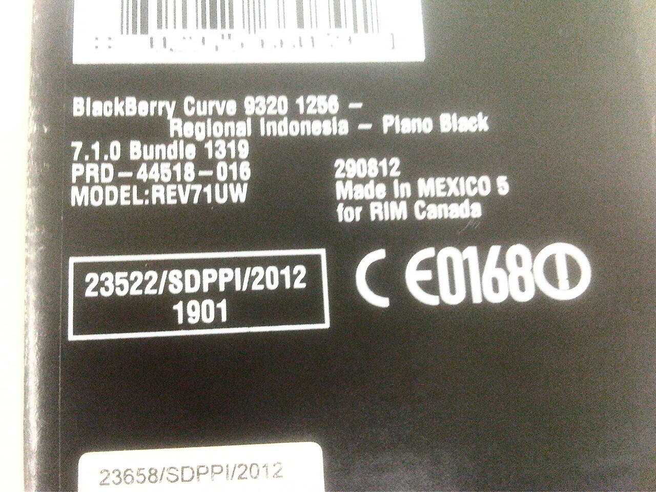 Jual Cepat BB Armstrong Curve 9320 Resmi (TAM)