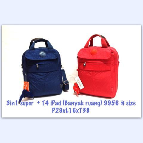 KIPLING SUPER KW 3in1 super + tempat IPAD 9956