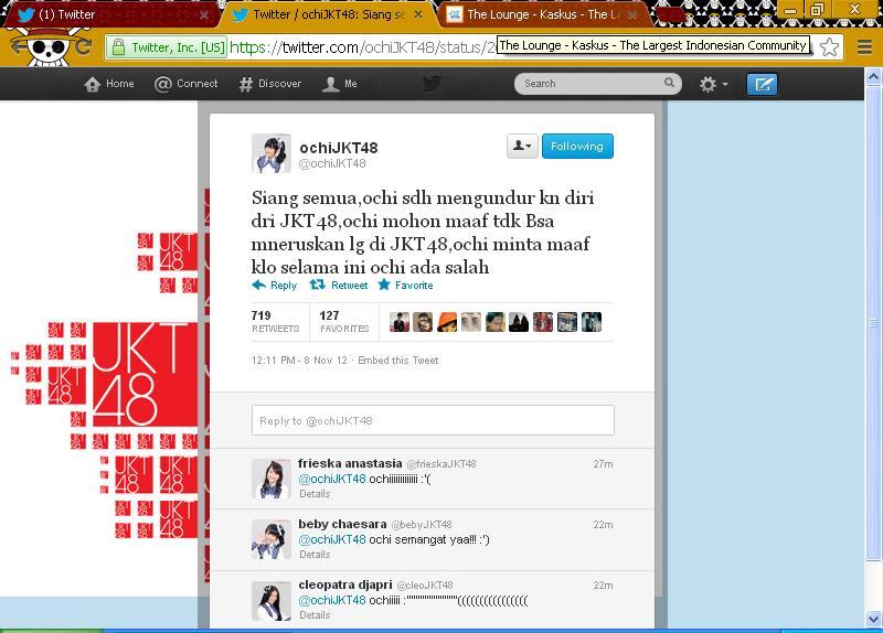 Neneng Rosediana (Ochi) JKT48 Graduate?