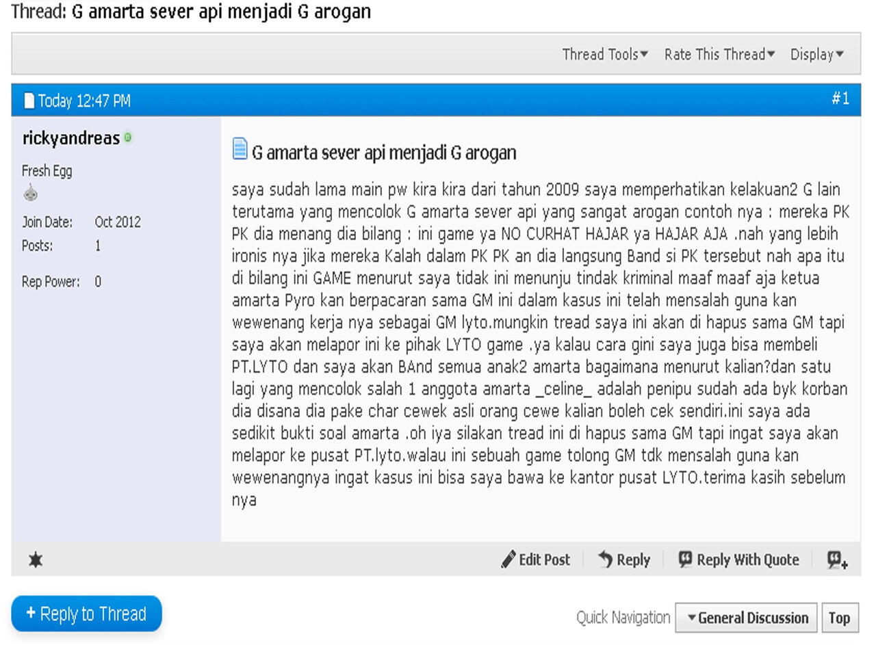 GM game perfect world sever API Arogan  KASKUS