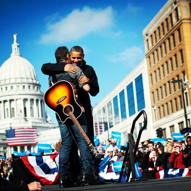Kampanye BarackObama yang di abadikan di instagaram (pict)
