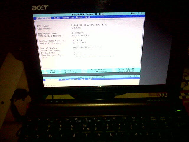 mohon bantuan notebook acer aspire one