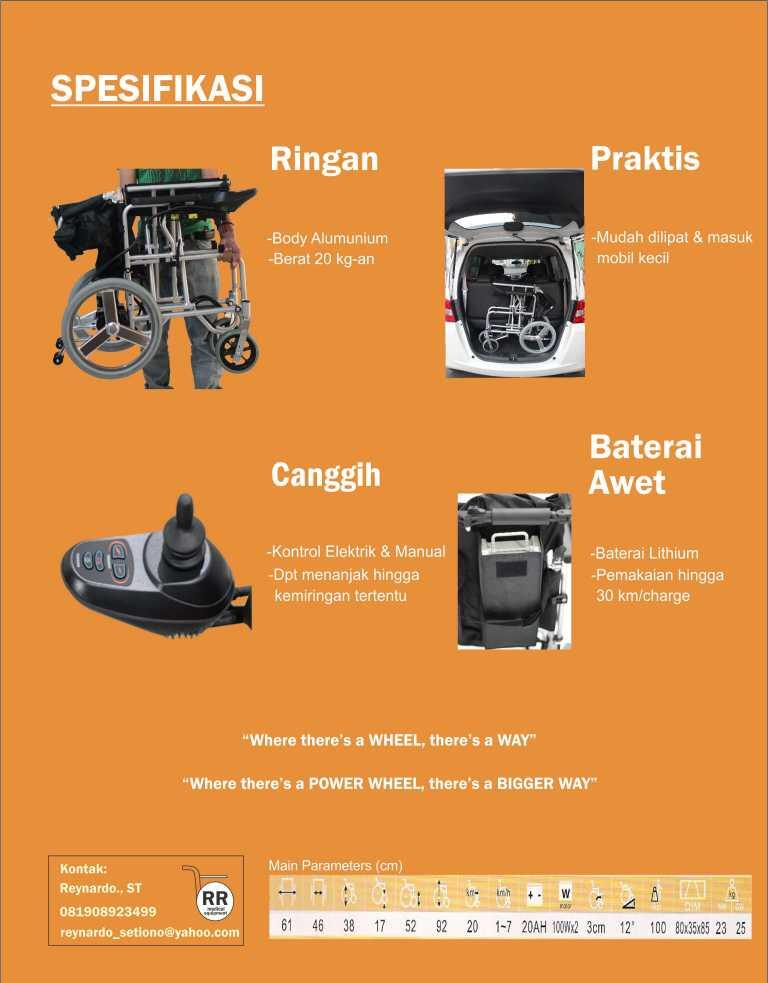 Parfait Power Wheel Chair (Kursi Roda Elektrik)
