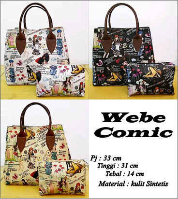 Ready Stock Tas Zara Comic & WeBe Comic MurMer Bandung Buruan Stock Terbatas