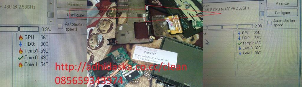 foto dan testimoni cleaning laptop by adhidaska