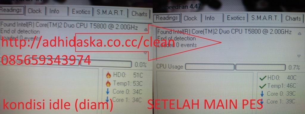 foto dan testimoni cleaning laptop by adhidaska