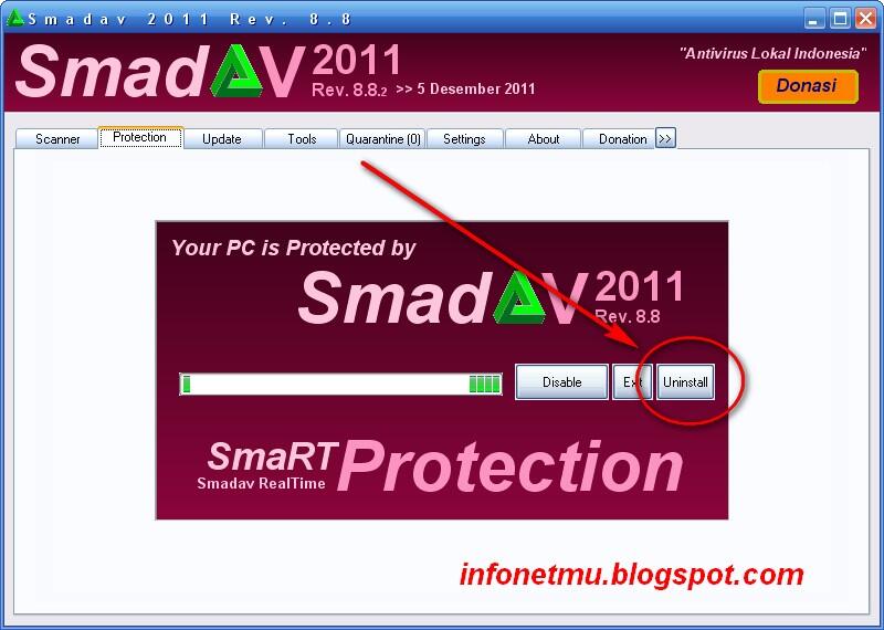 CARA MENGHAPUS ANTIVIRUS SMADAV