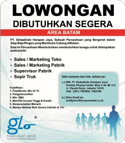 Thread Khusus BISNIS dan LOWONGAN KERJA di Batam - Page 29 | KASKUS