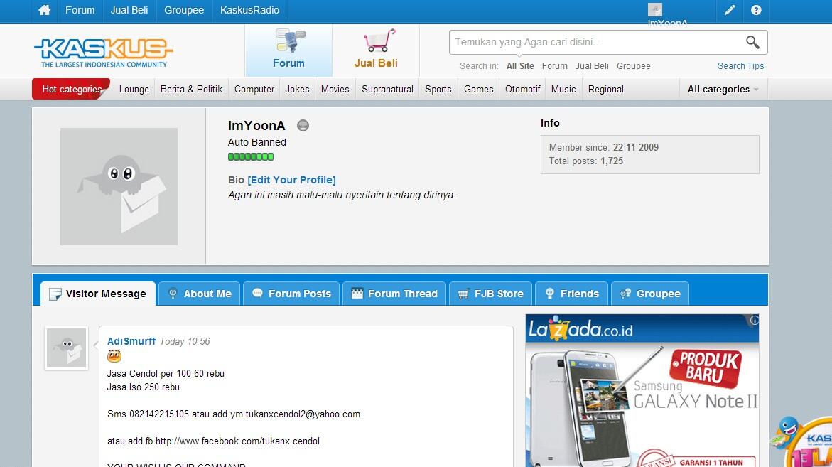 Surat Terbuka Untuk ID ImYoonA yang tidak sengaja kena autobanned
