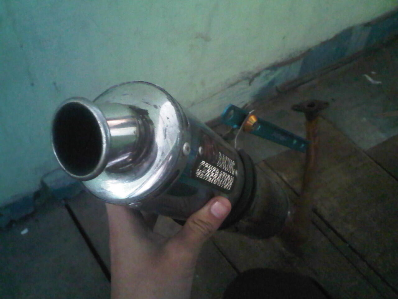 Knalpot racing R9 untuk honda beat & scoopy