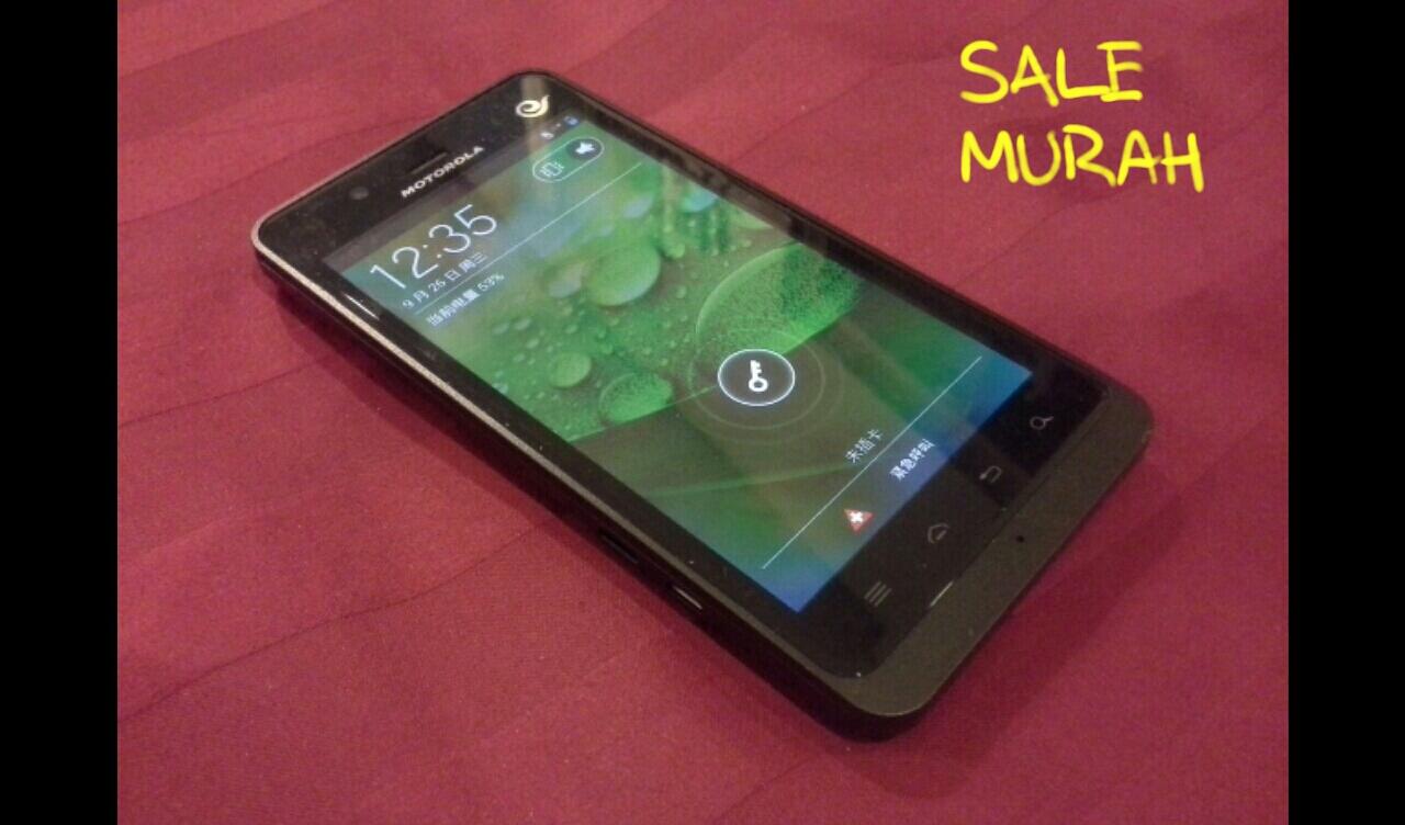 Motorola Android Dual On XT928 CDMA GSM Paling Murah Se-Kaskus