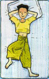 Karakter Seseorang dilihat dari posisi tidur (+ Pics)