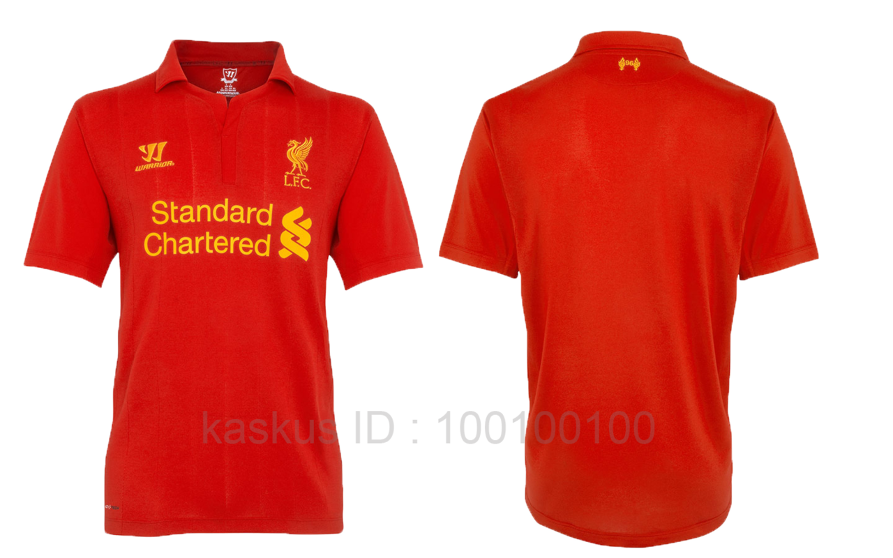 Jersey Liverpool Home & Away Kit musim 2012 / 2013 Grade ORI Thailand