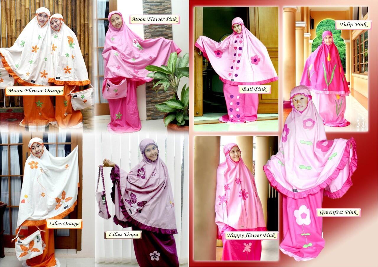 Jual mukena cantik dan murah | Mukena Flower | | Mukena Anak Lucu