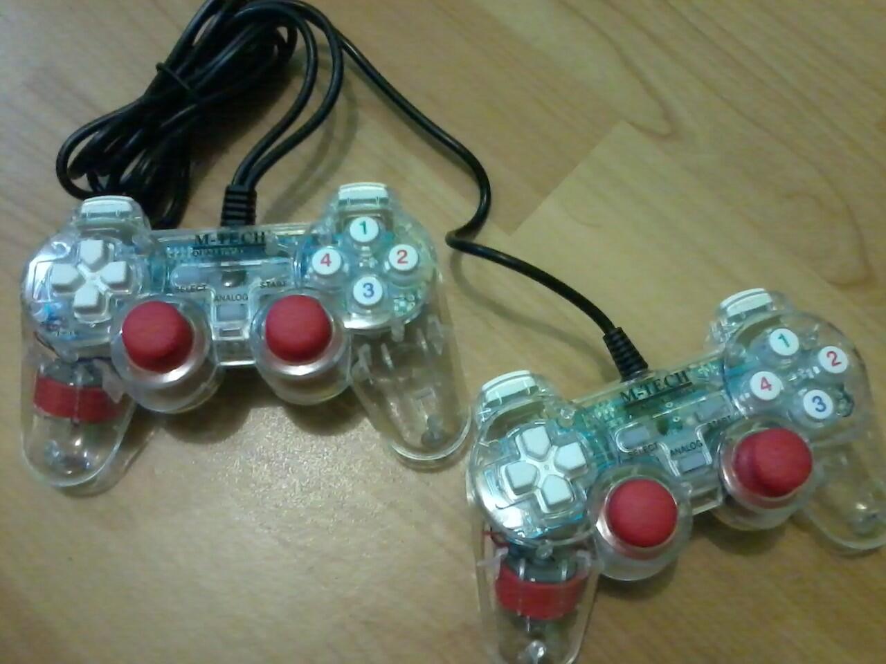 (WTS) joystick m-tech double transparan