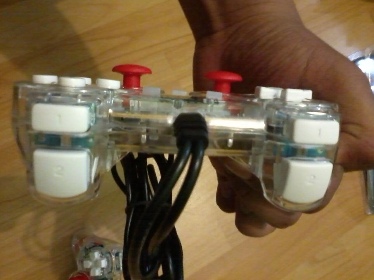 (WTS) joystick m-tech double transparan