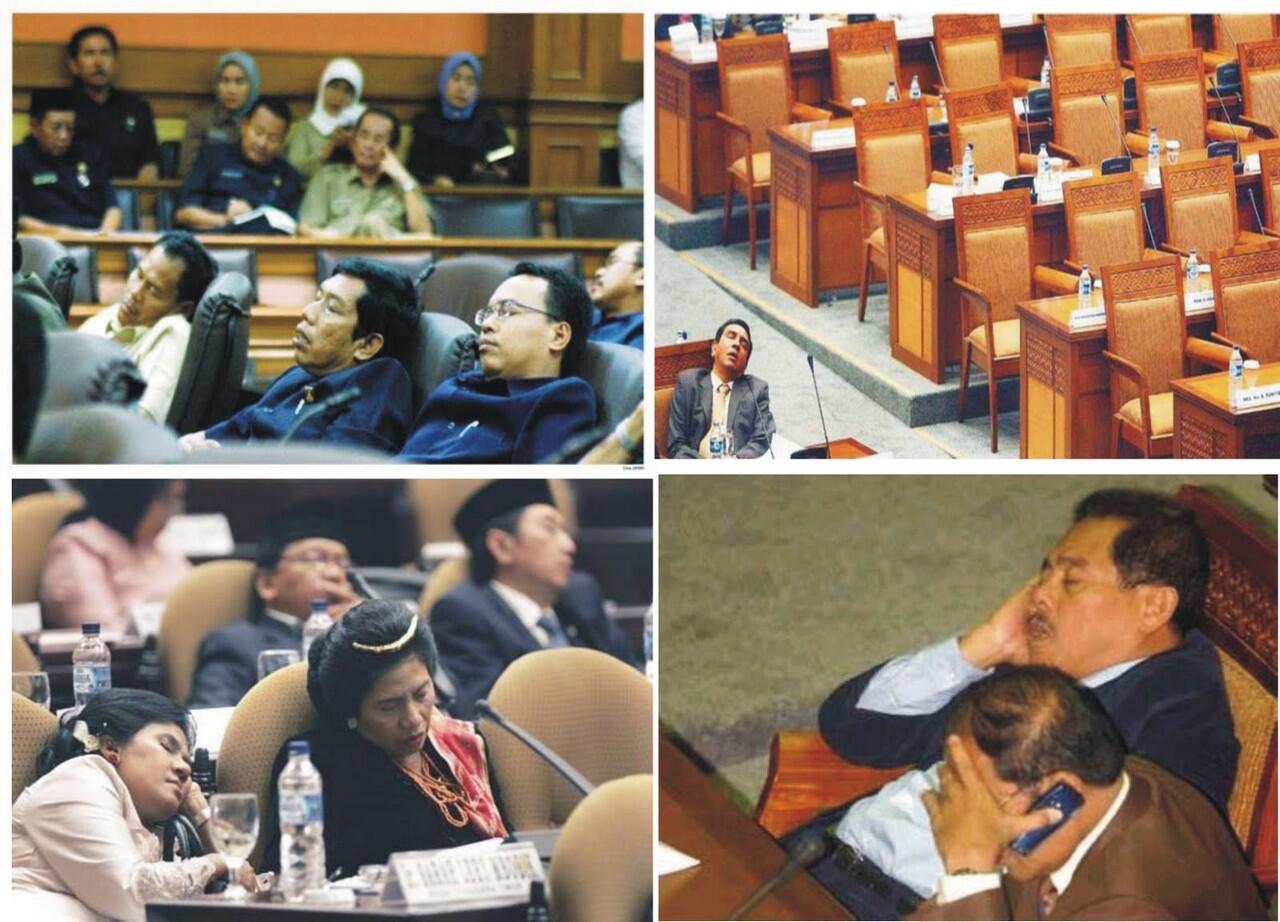 7 Alasan Anggota DPR Tidur Saat Sidang