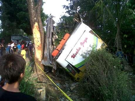 Kecelakaan Bus Mahasiswa Unika