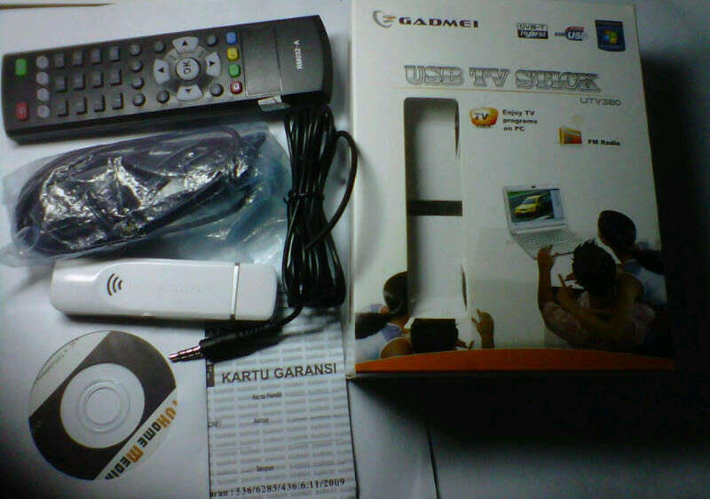 USB STICK TV TUNNER Gadmei UTV380, Mulus & Murah....