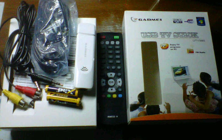 USB STICK TV TUNNER Gadmei UTV380, Mulus & Murah....
