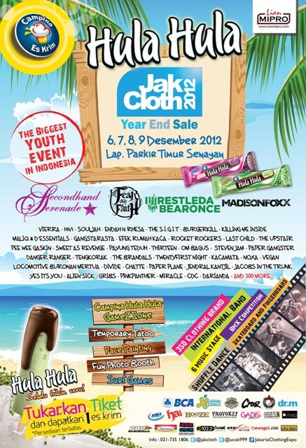 Secondhand Serenade Tiket Masuk ke Jakcloth g sampe 21rb &#91;JakCloth 6 Desember 2012&#93; 