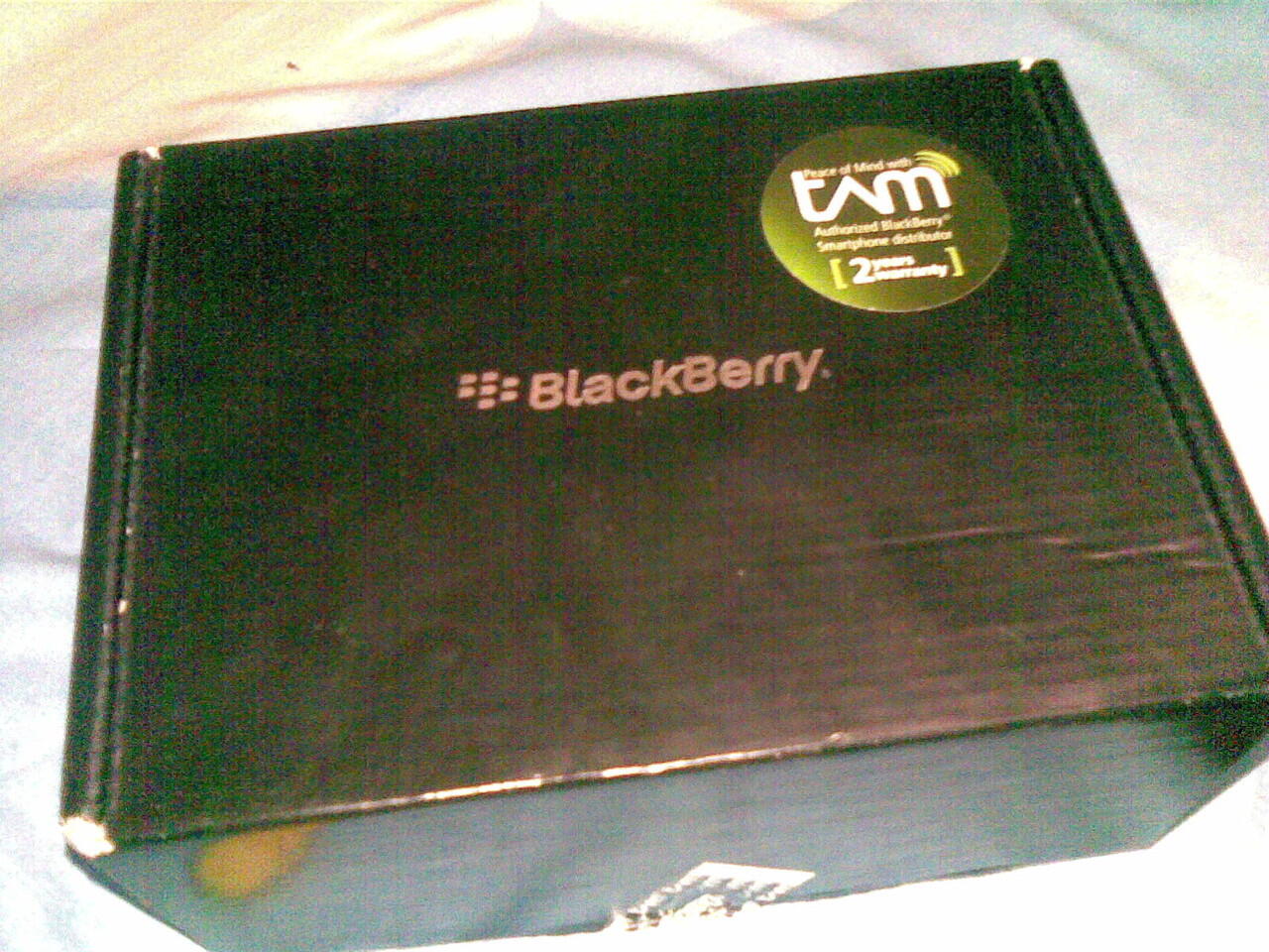 blackberry gemini 8520 white garansi masih 9 bulan TAM