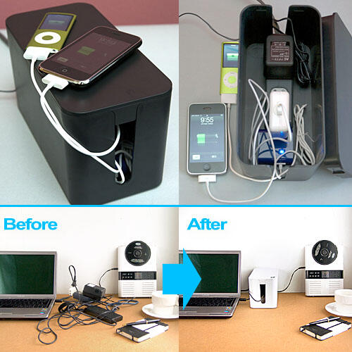 Pake Mini Cable Box, dan kamu tidak lagi melihat kabel kusut berserakan!