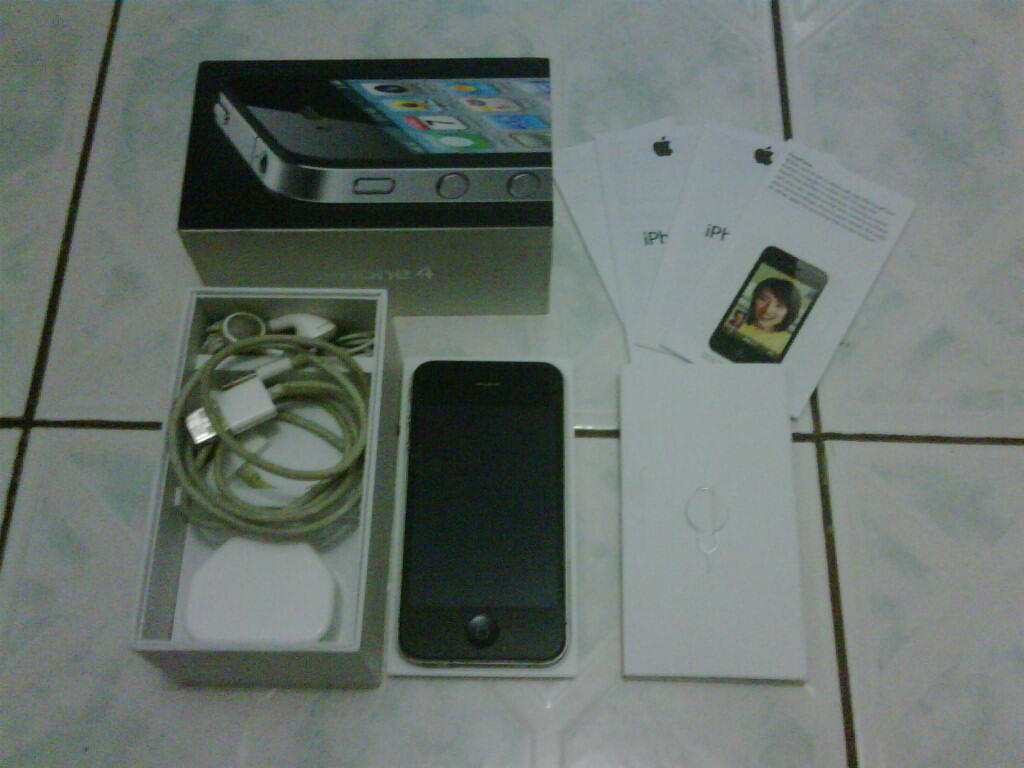 Iphone 4G 16GB Black Mulus, Murah Jakarta / Bandung