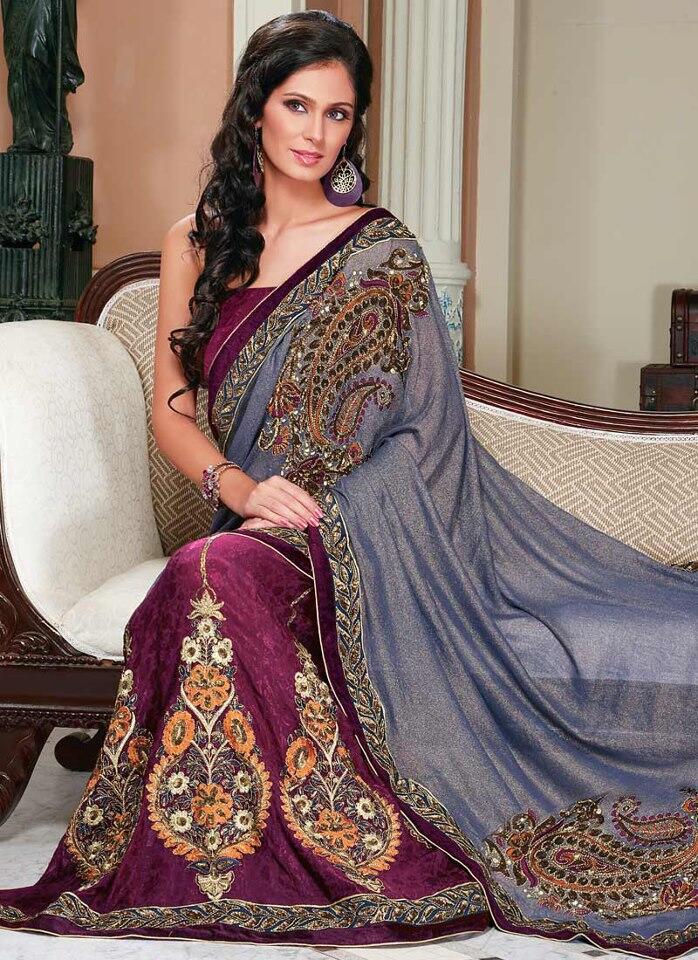 Cantiknya Gadis India Berbalutkan kain Sari