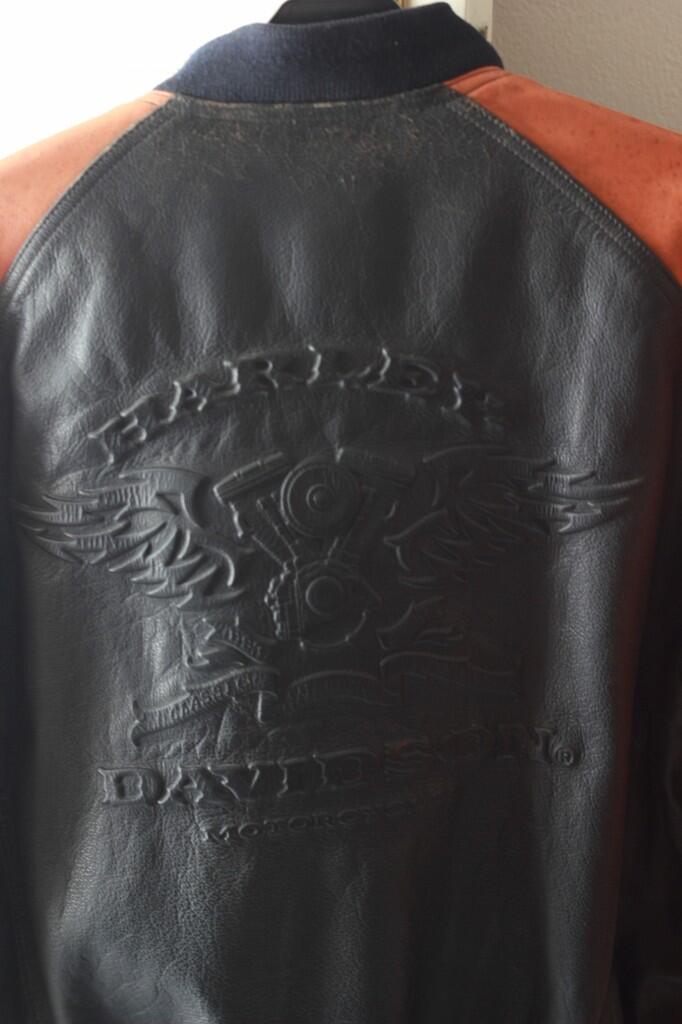 Jaket Kulit Original USA Harley Davidson + Vest Harley Davidson Skull
