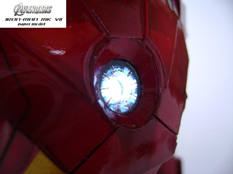 IRON MAN Mark-7 dari KERTAS