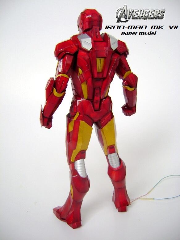 IRON MAN Mark-7 dari KERTAS