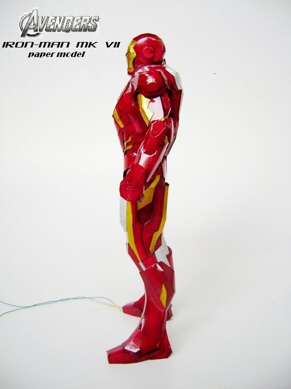 IRON MAN Mark-7 dari KERTAS